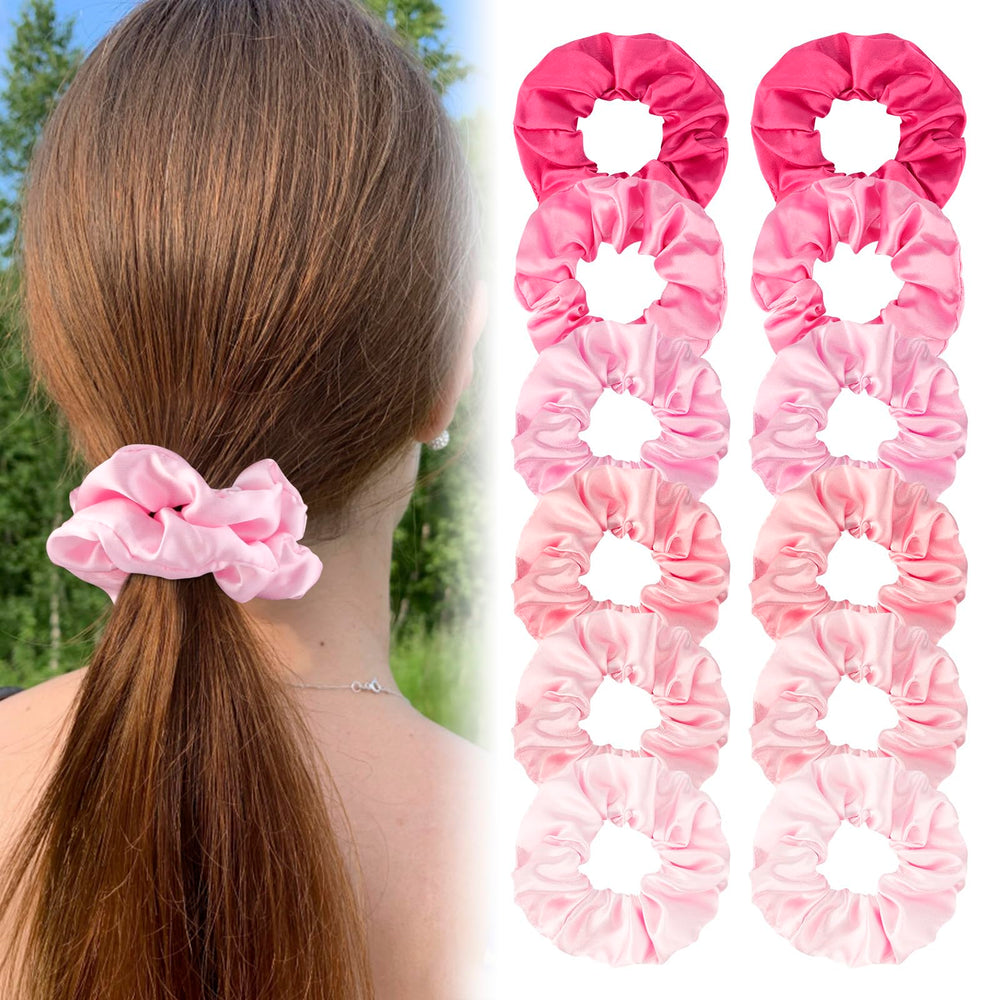 CUBACO satin scrunchies packaging and set for easy gifting.