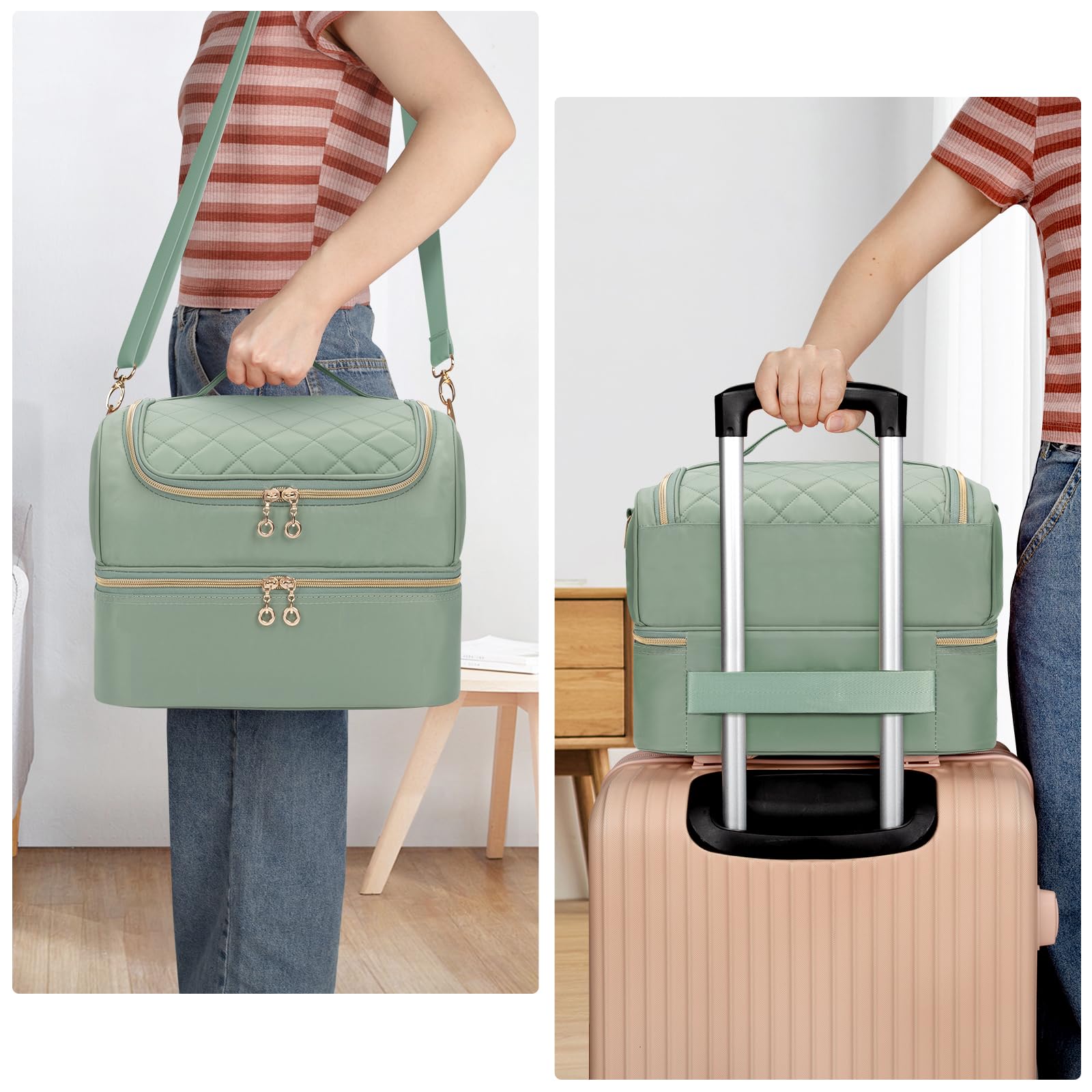 CUBETASTIC adjustable velcro divider adapts to different lamp sizes.