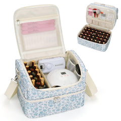 CUBETASTIC Nail Polish Organizer front view shows portable, organized polish storage