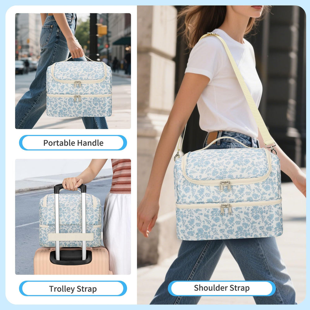CUBETASTIC Nail Polish Organizer travel options include multiple carry styles for versatility
