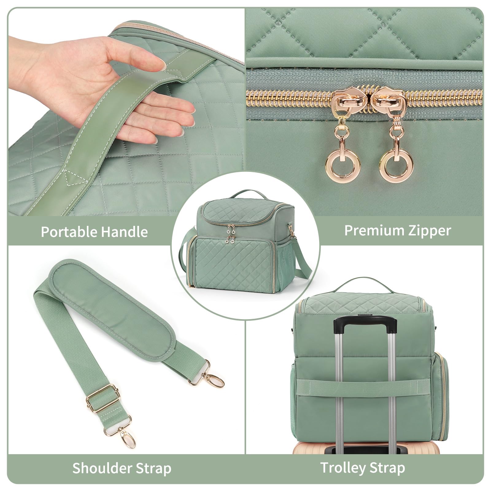 Cubetastic travel case with handle and strap for versatile transport