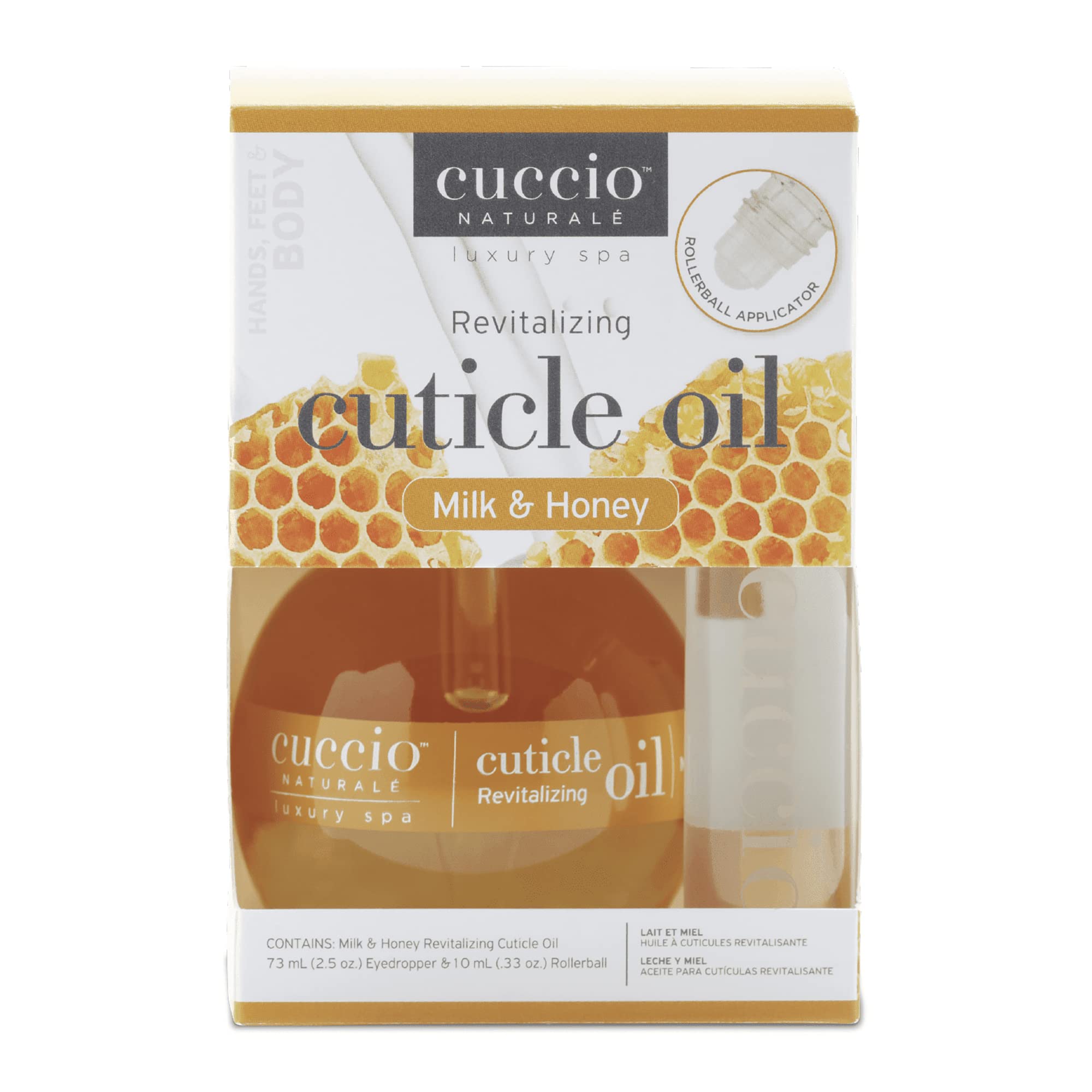 Presentación en casa Cuccio Naturale, aroma leche y miel