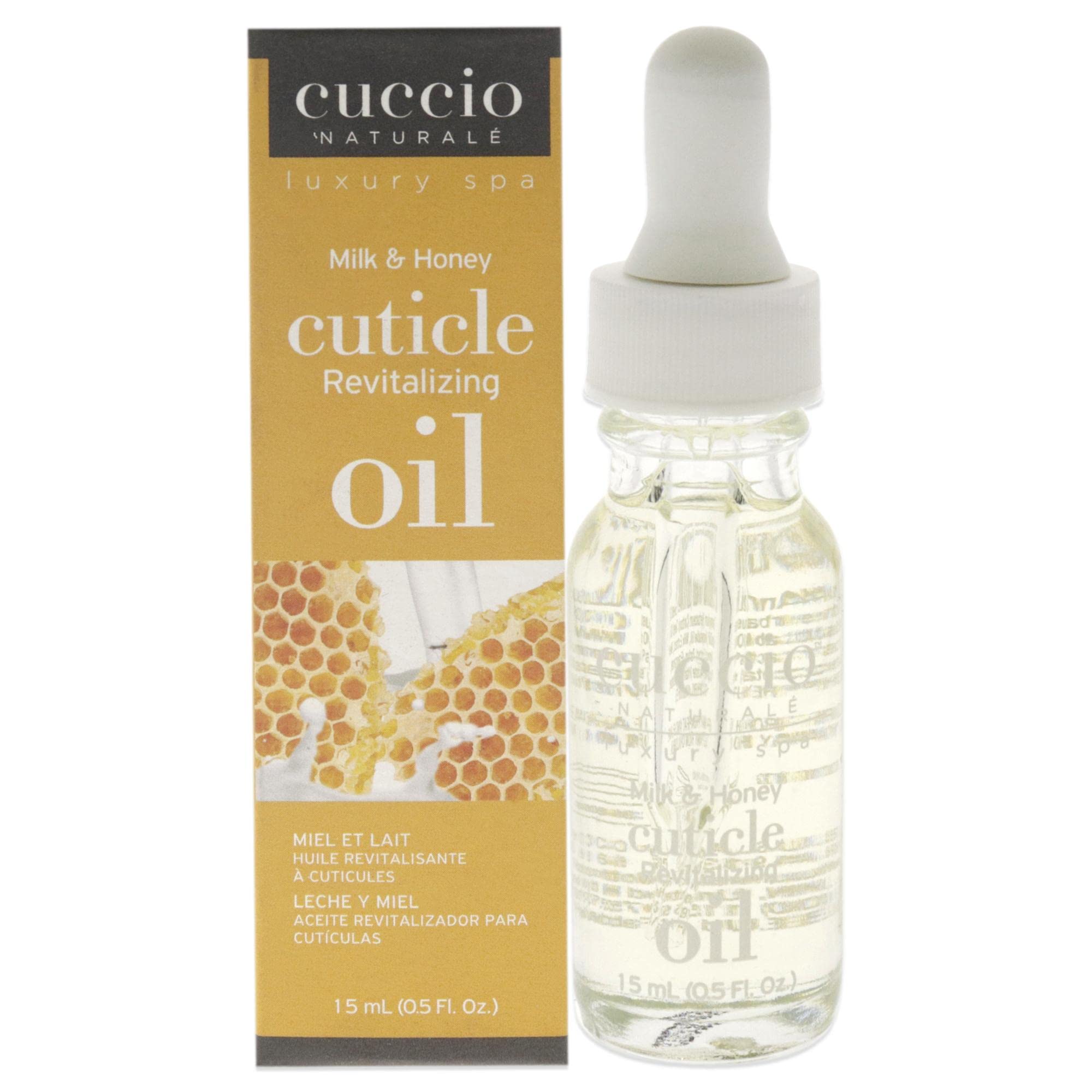 Cuccio Naturale Aceite de cutículas, aplicación nocturna para cuidado intensivo.