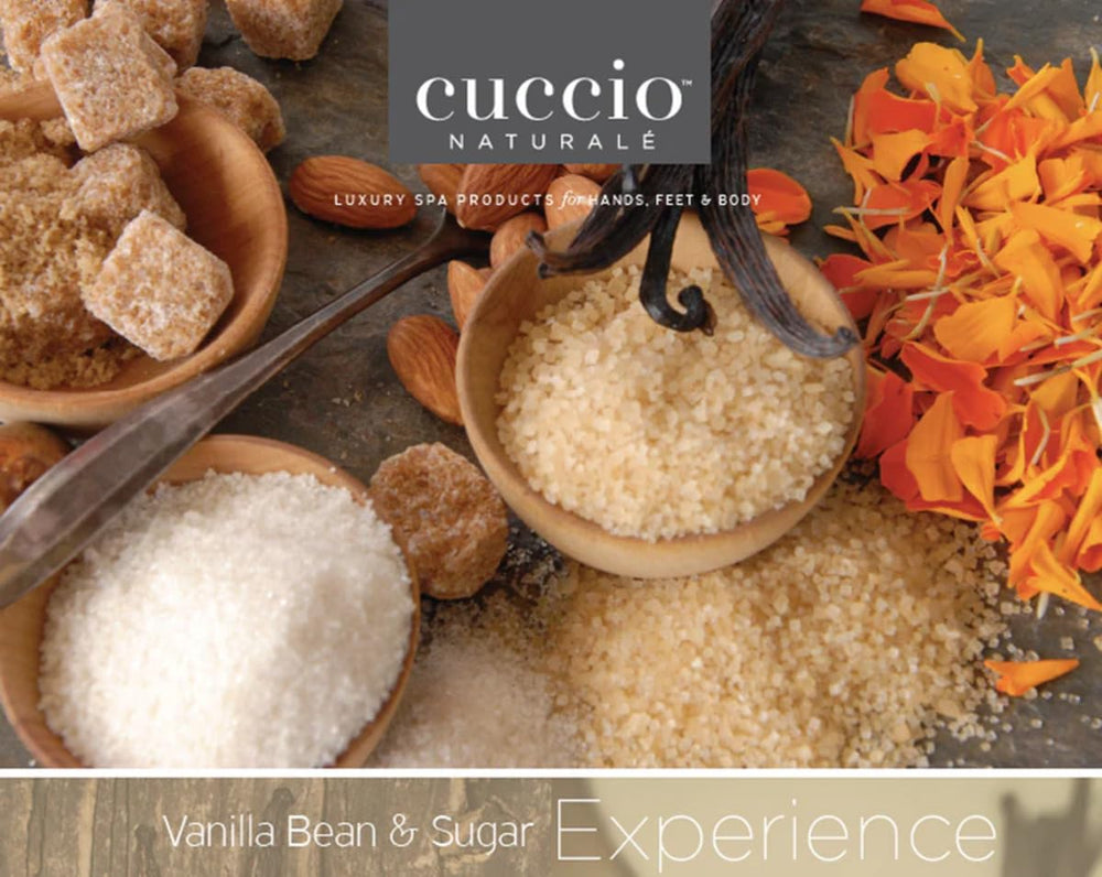 Cuccio Naturale Aroma Vainilla, experiencia sensorial suave para manos.