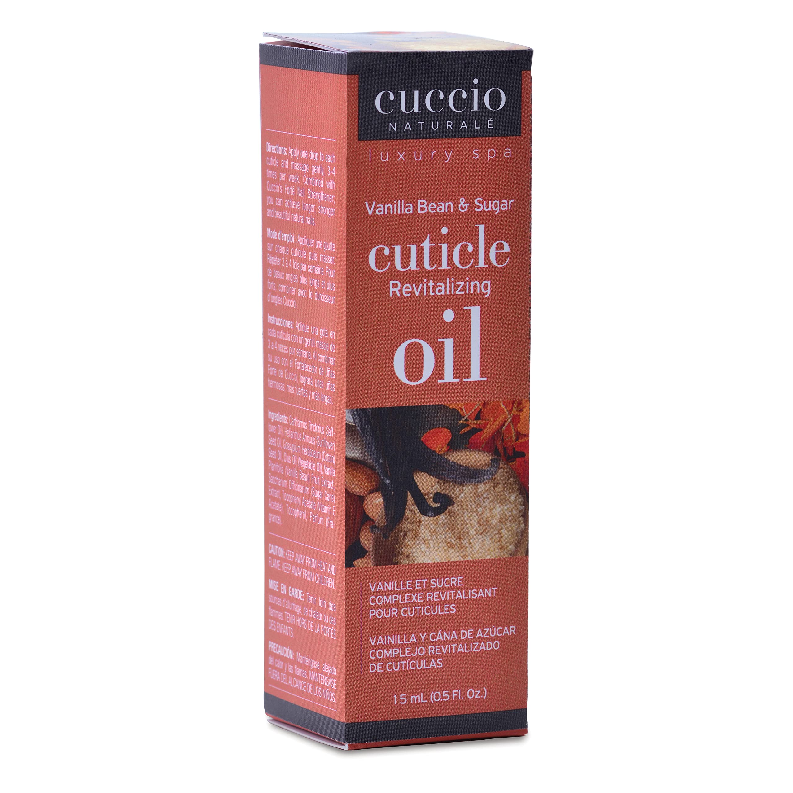 Cuccio Naturale Botella con diseño elegante para spa en casa.