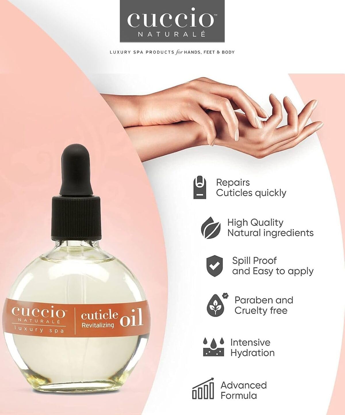 Cuidado en casa con experiencia de spa gracias a Cuccio Naturale