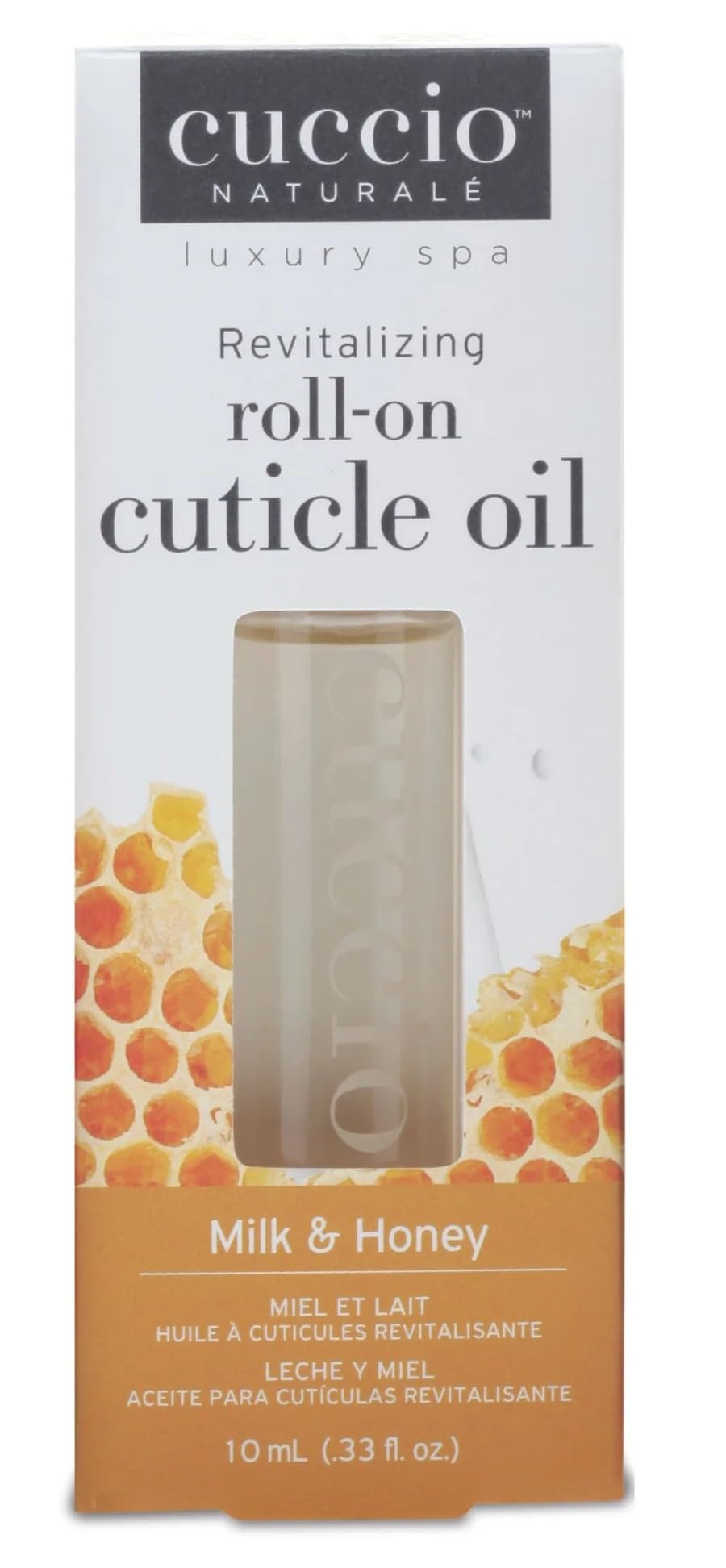On-the-go Cuccio Naturale cuticle oil demonstrates quick absorption and easy application.