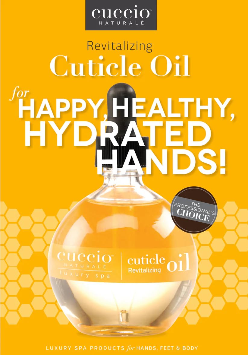 Cuccio Naturale Milk & Honey oil ingredients label highlighting cold-pressed oils and vitamin E.