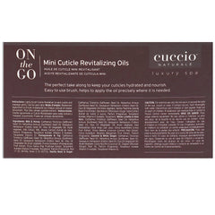 Cuccio Naturale White Limetta and Aloe Vera mini oil bottle pour hydrates nails