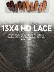 Cuiud HD lace 13x4 transparent lace for seamless skin blend across tones