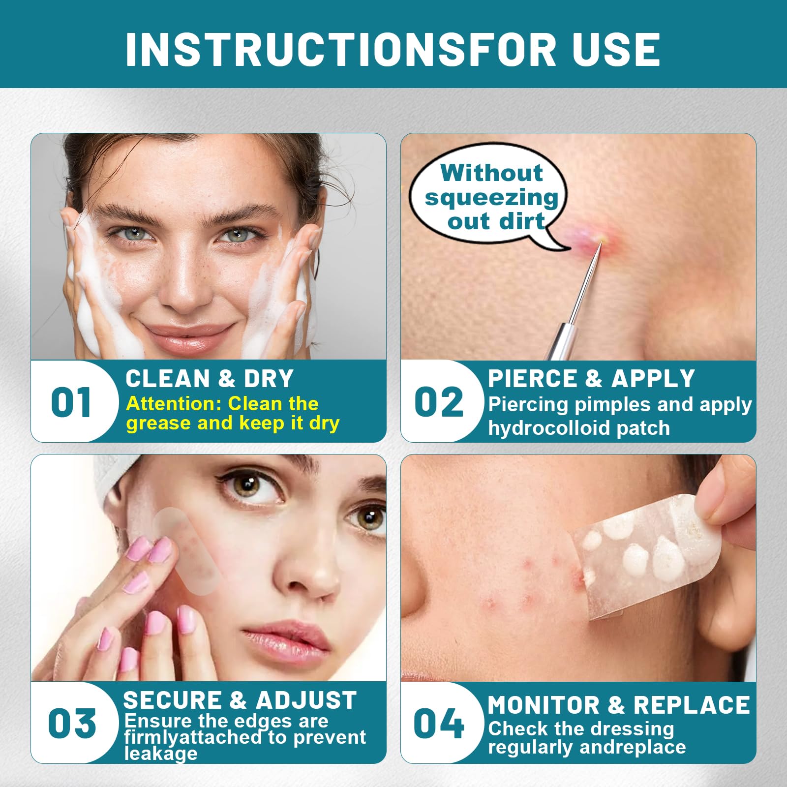 CUKWUYBY Pimple Patch Roll close-up shows transparent protection for blemishes