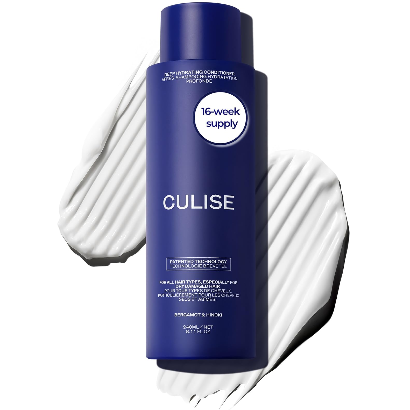 CULISE bottle highlighting color-safe, deep hydration.