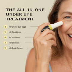 CumaBalm lightweight texture works well under makeup for a rested look.