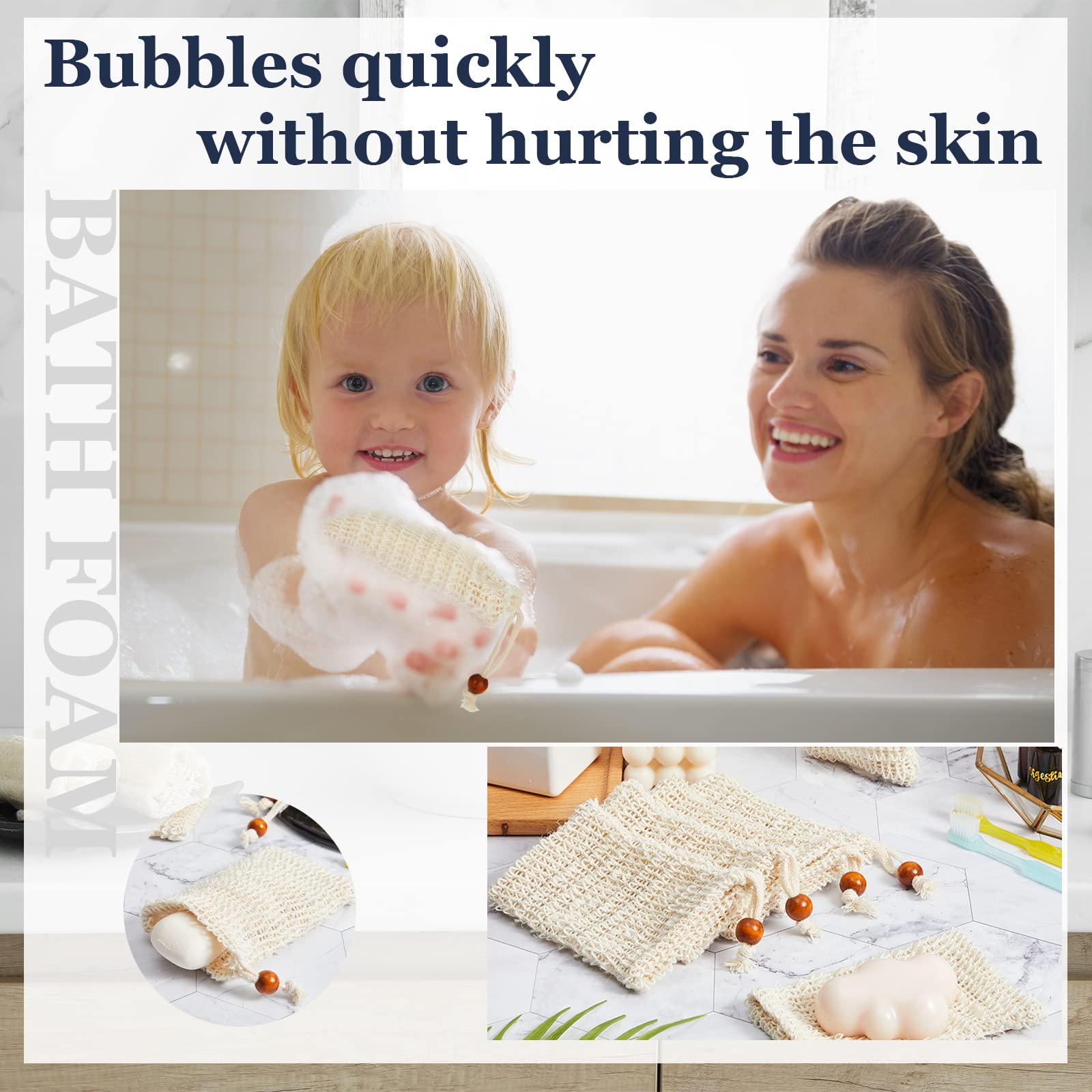 Cunhill soap bag dries quickly after use, keeping bathroom organized.