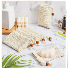 Cunhill soap net made from sisal for durable, skin-friendly exfoliation.