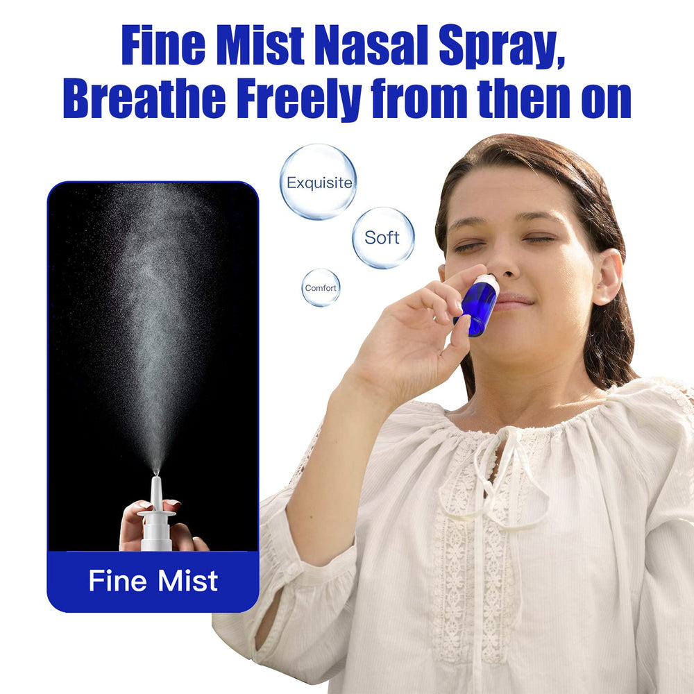Cupohus nasal spray bottle safety cap with clip for secure transport