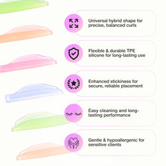 Curacoro premium silicone lash lift pad provides gentle, secure lift