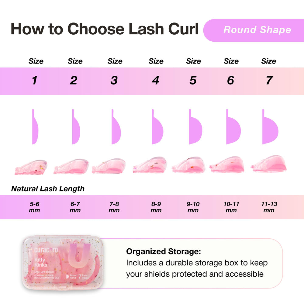 CURACORO Lash Lift Pads are easy to clean and reuse.