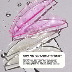 Curacoro lash lift shields anti-slip design keeps lashes in place during perm.