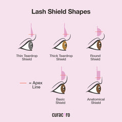 Curacoro reusable silicone lash pads are easy to clean after use