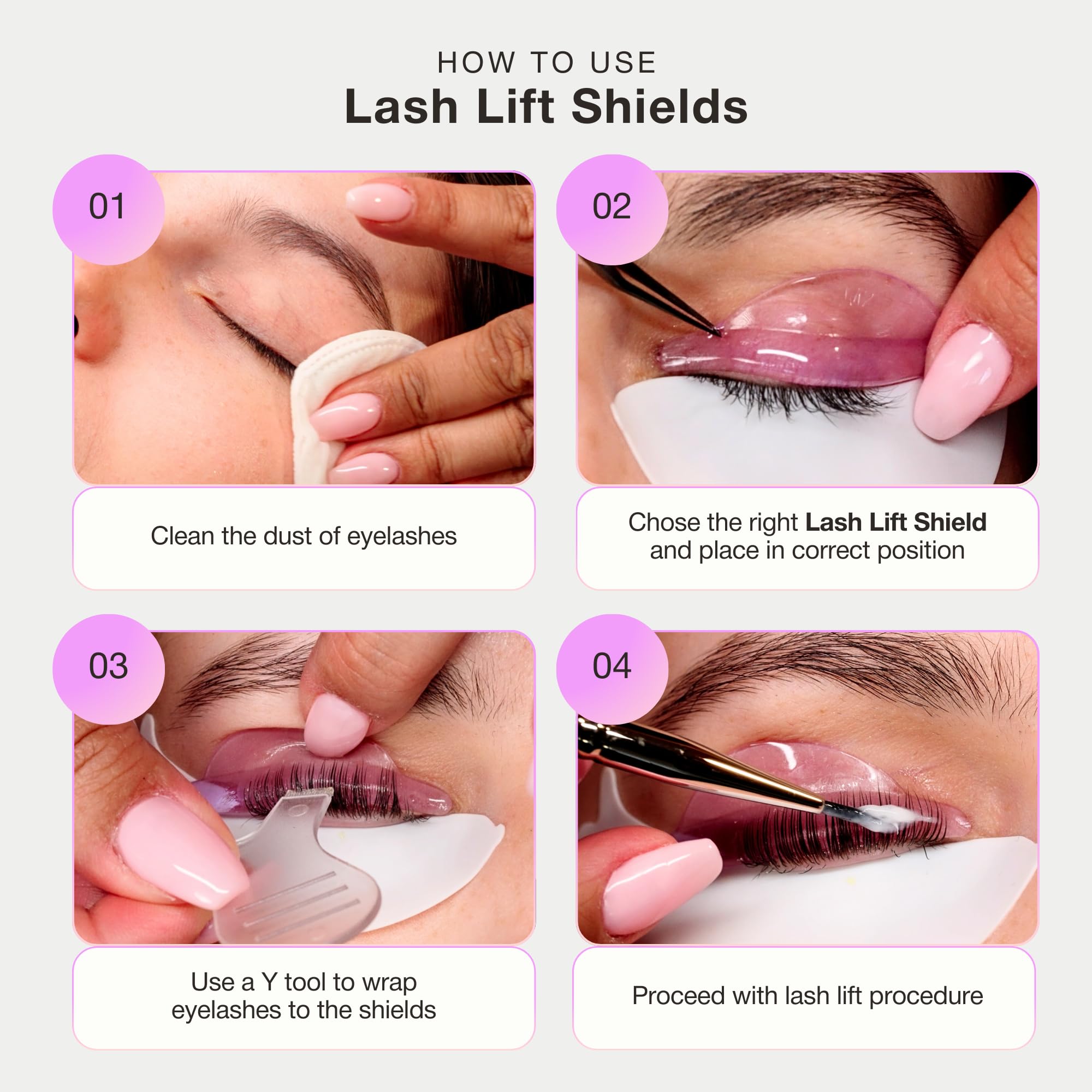 CURACORO Lash Lift Tools suit professionals and DIY users alike.