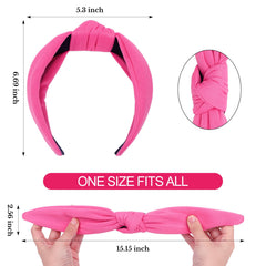 CURASA rose fabric hair band with elastic for secure, flexible fit.