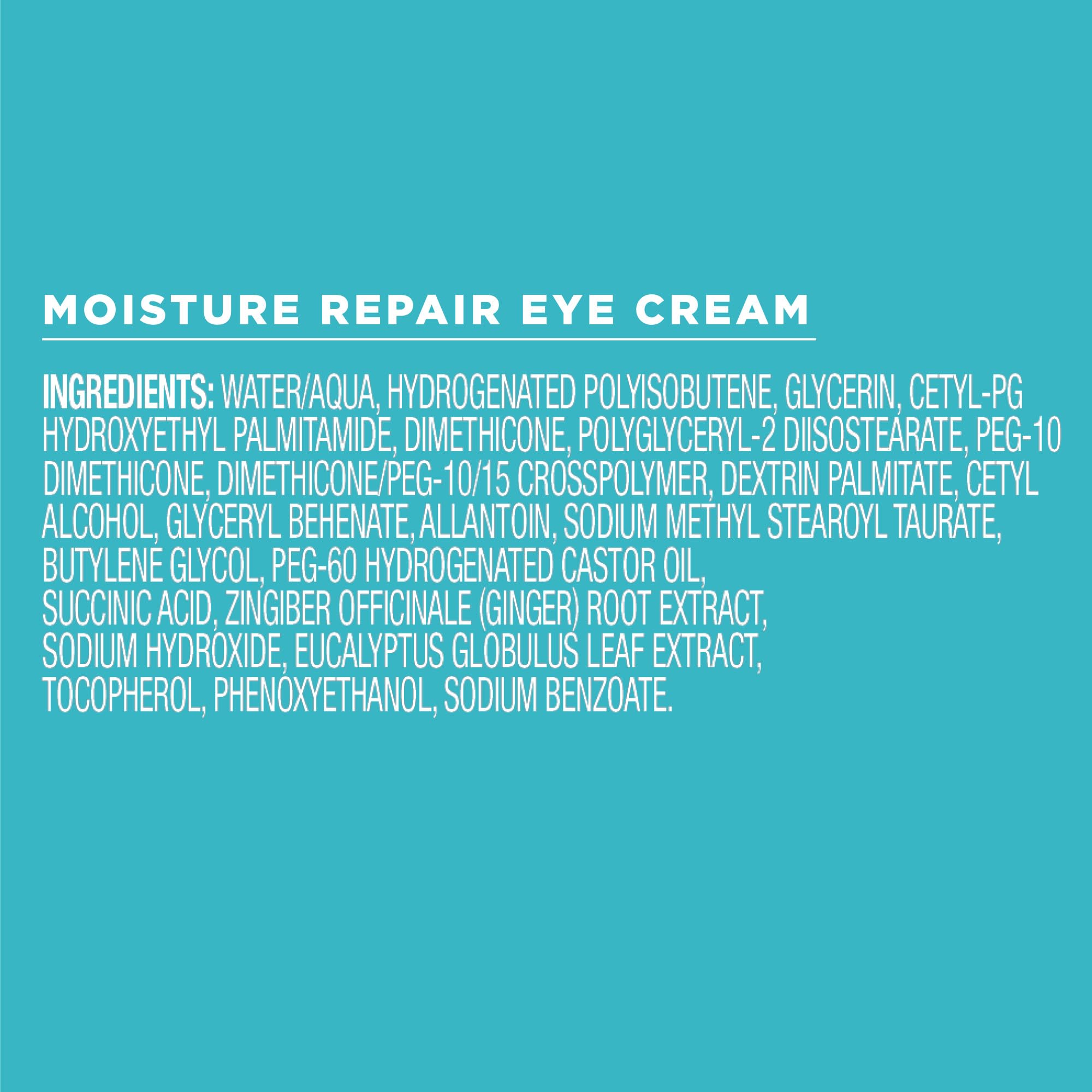 Curel daily eye care routine closeup suggesting consistent hydration