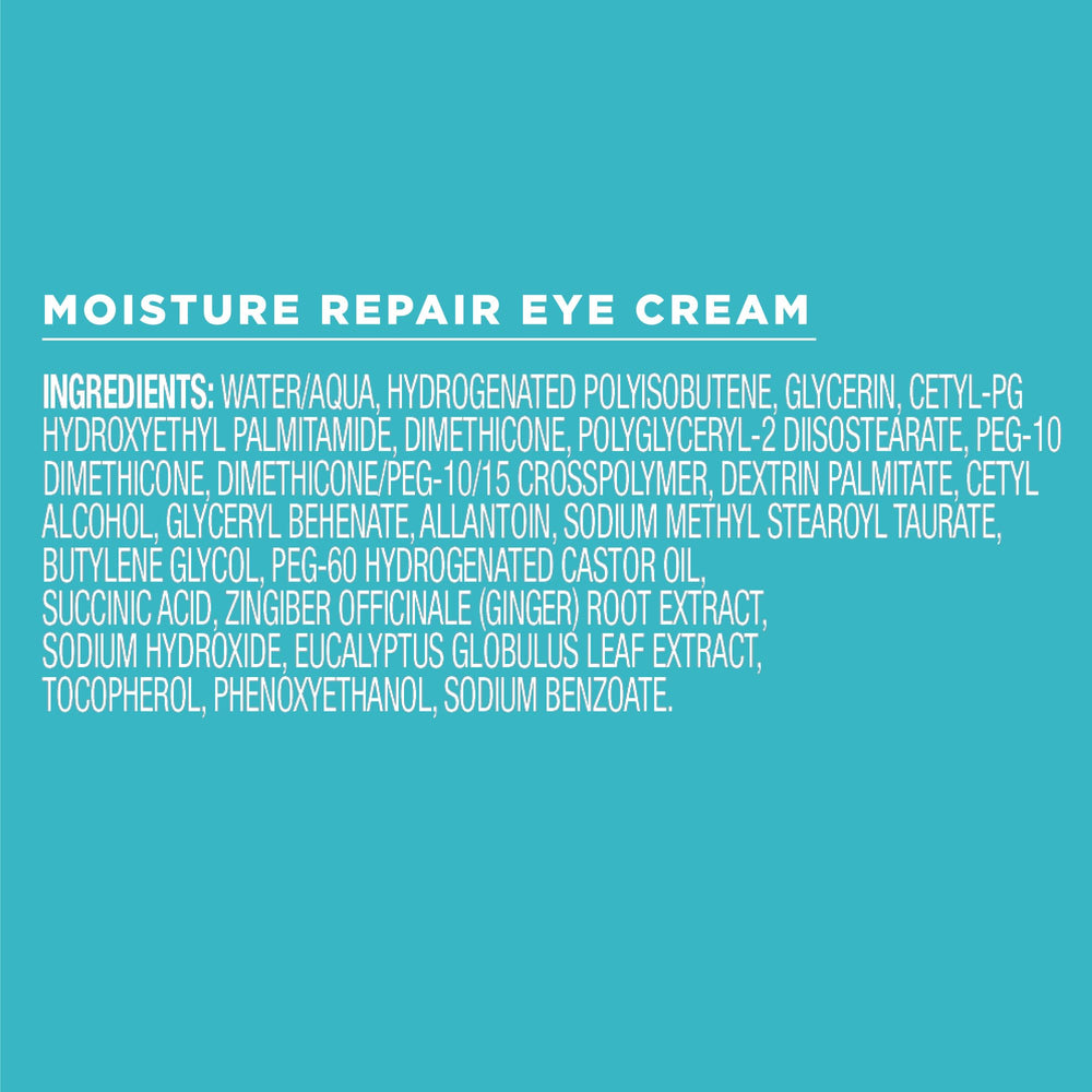 Curel daily eye care routine closeup suggesting consistent hydration