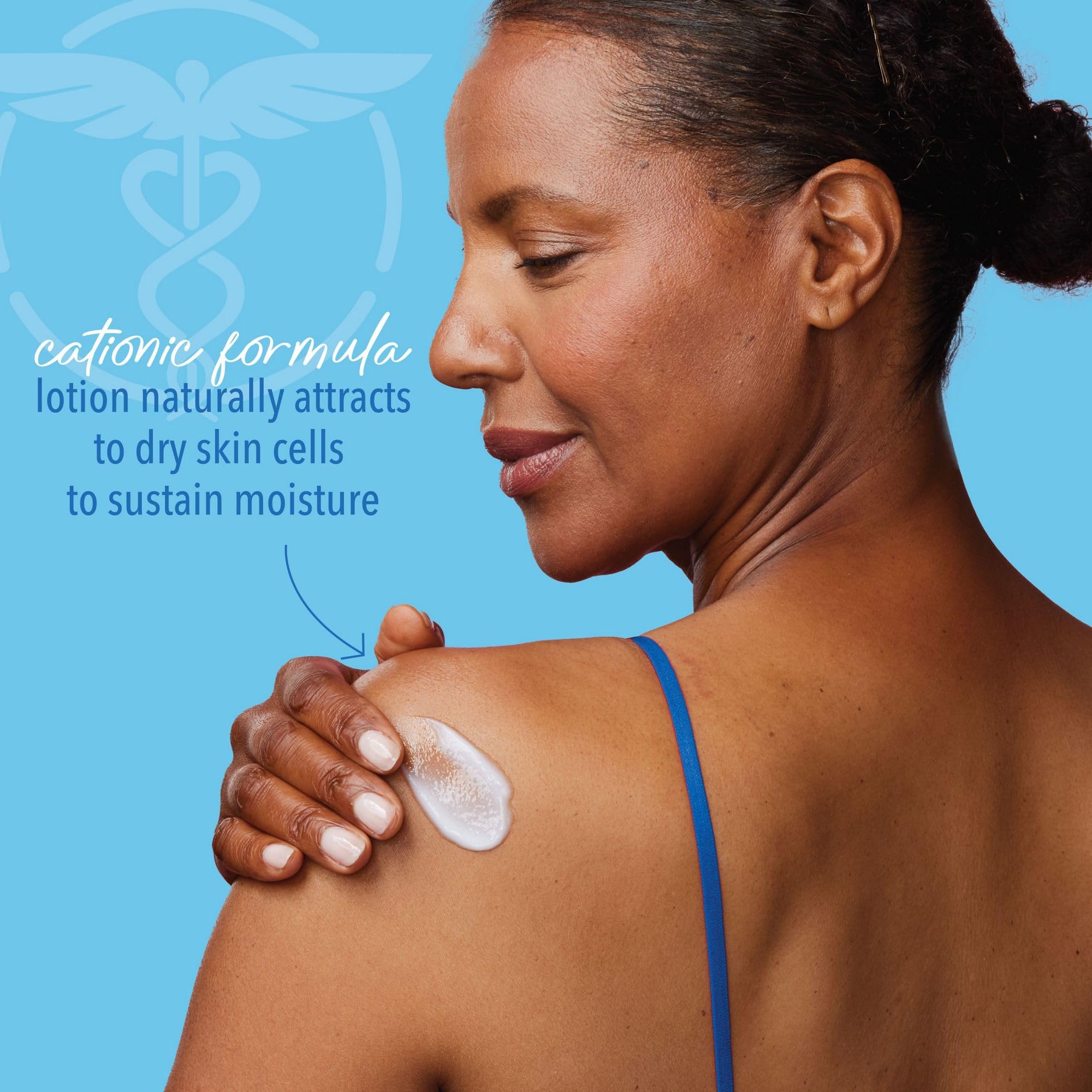 Curel Daily Healing sensitive skin demonstration for delicate areas.
