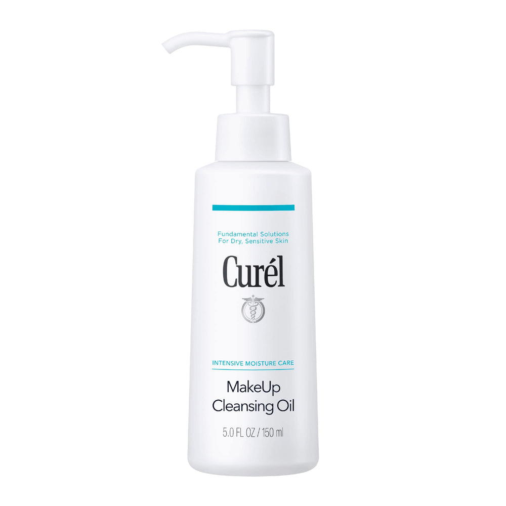Curel Desmaquillante Aceite Textura Lechosa: limpia maquillaje sin frotar y cuida la piel.