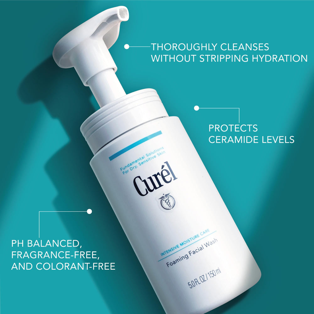 Curel double cleansing setup with makeup cleansing gel