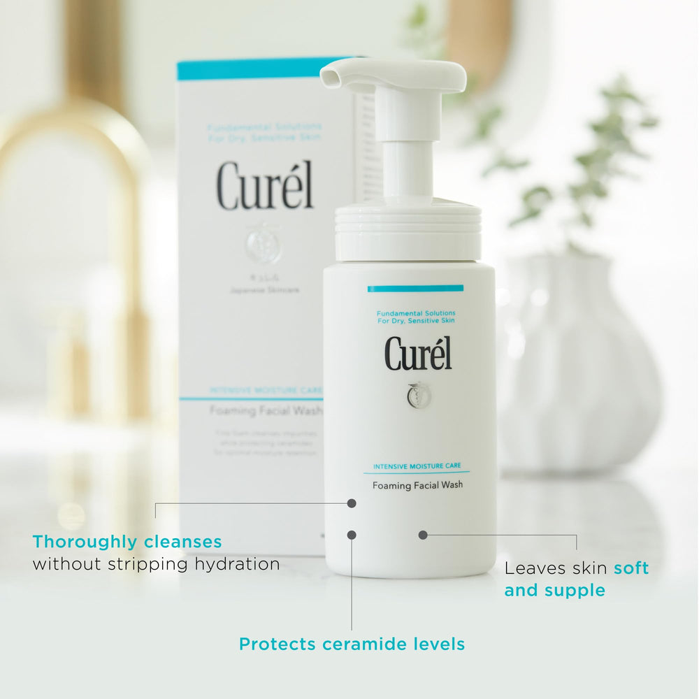 Curel fragrance-free pH-balanced label close-up