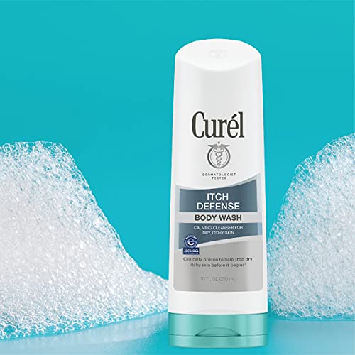 Eczema-friendly badge on Curel Itch Defense product image