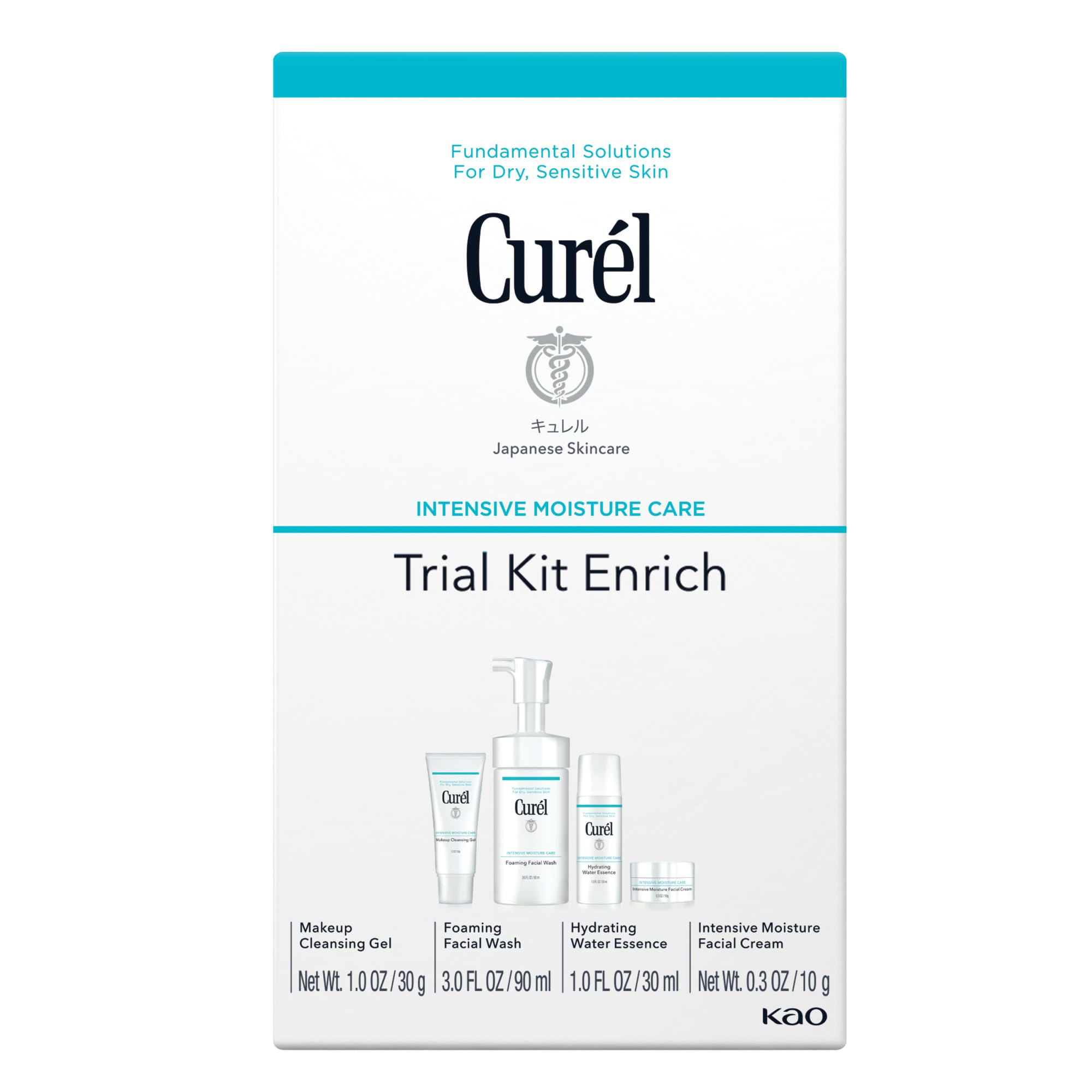 Gel de limpieza de maquillaje Curel, ideal para piel seca y sensible.
