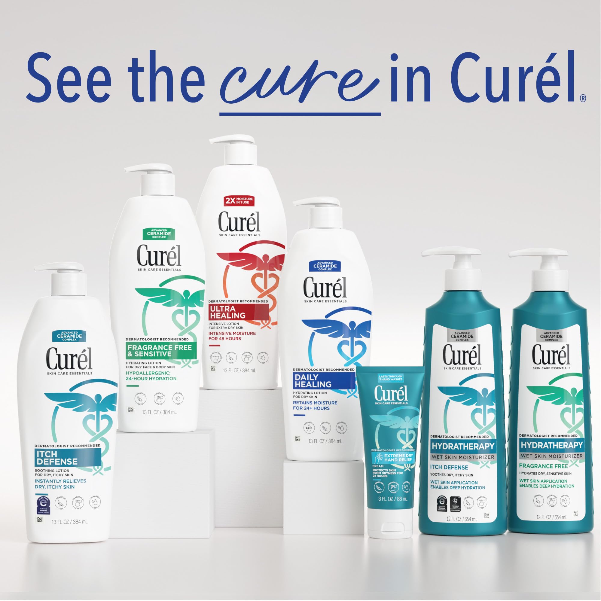 Curel Loción Ultra Healing: sin fragancia ideal para piel sensible