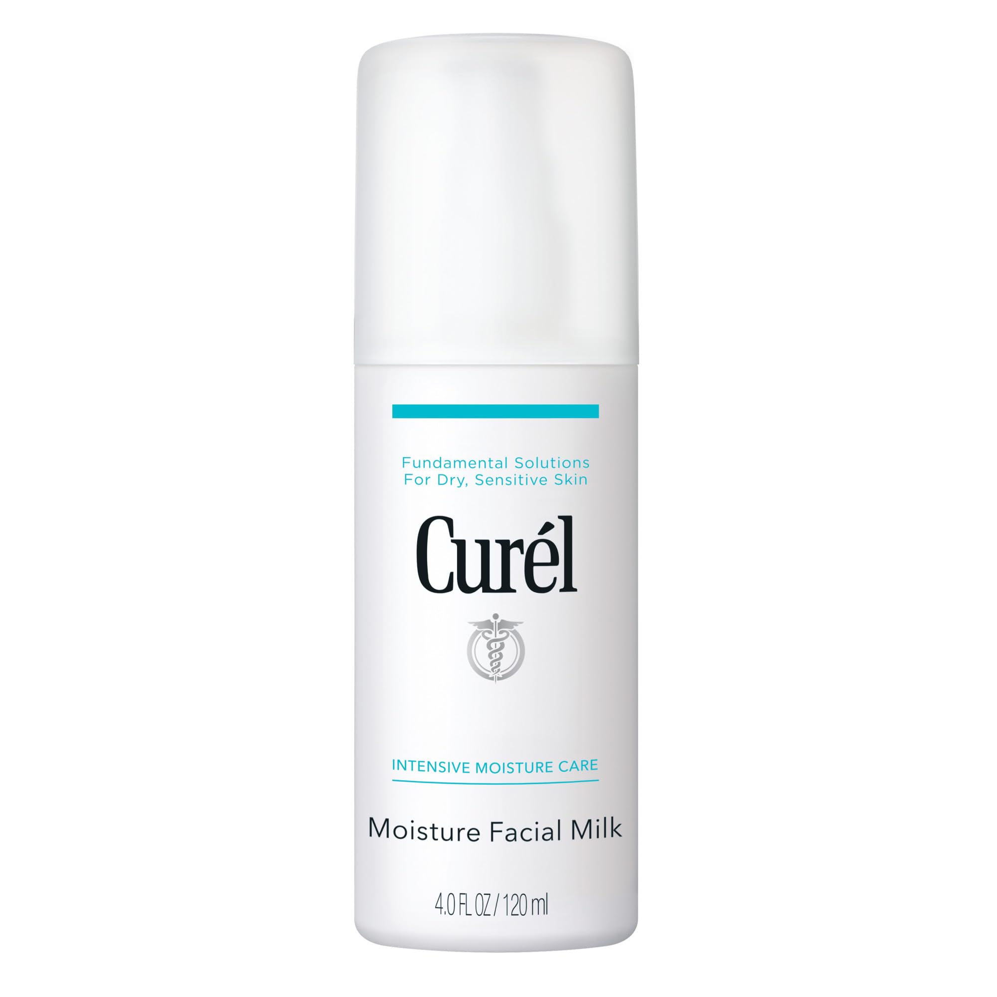 Curel Moisture Facial Milk being applied for deep hydration after cleansing.