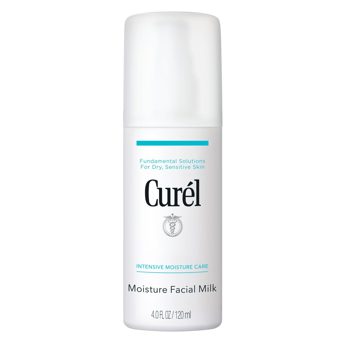 Curel Moisture Facial Milk being applied for deep hydration after cleansing.