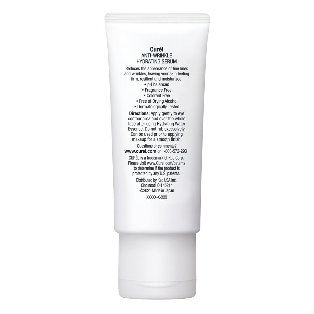 Curel Suero para aplicación facial suave, ideal para zonas de sequedad.