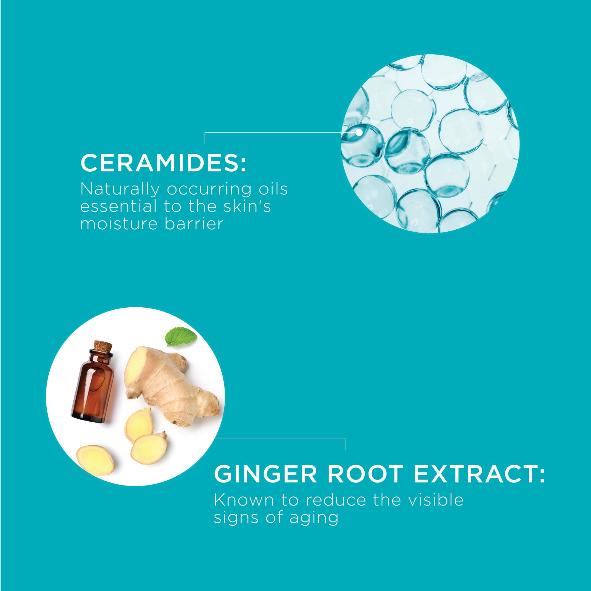 Curel Serum con extracto de jengibre, piel más suave y iluminada.