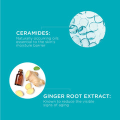 Curel Serum con extracto de jengibre, piel más suave y iluminada.