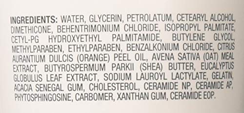 Front label of Curel Ultra Healing 6 oz bottle for daily use