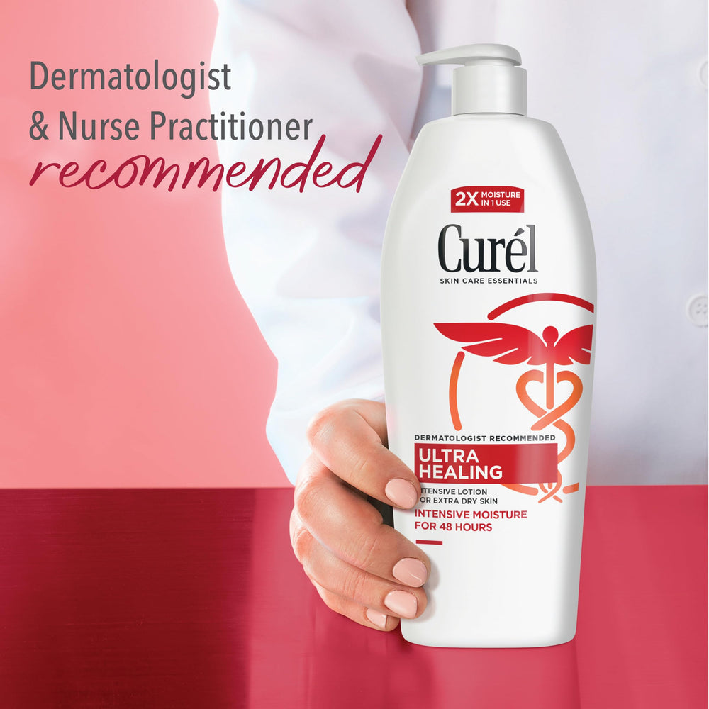 Texture close-up highlights smooth, non-greasy formula.