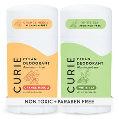 Curie Orange Neroli White Tea deodorant stick for all-day freshness.
