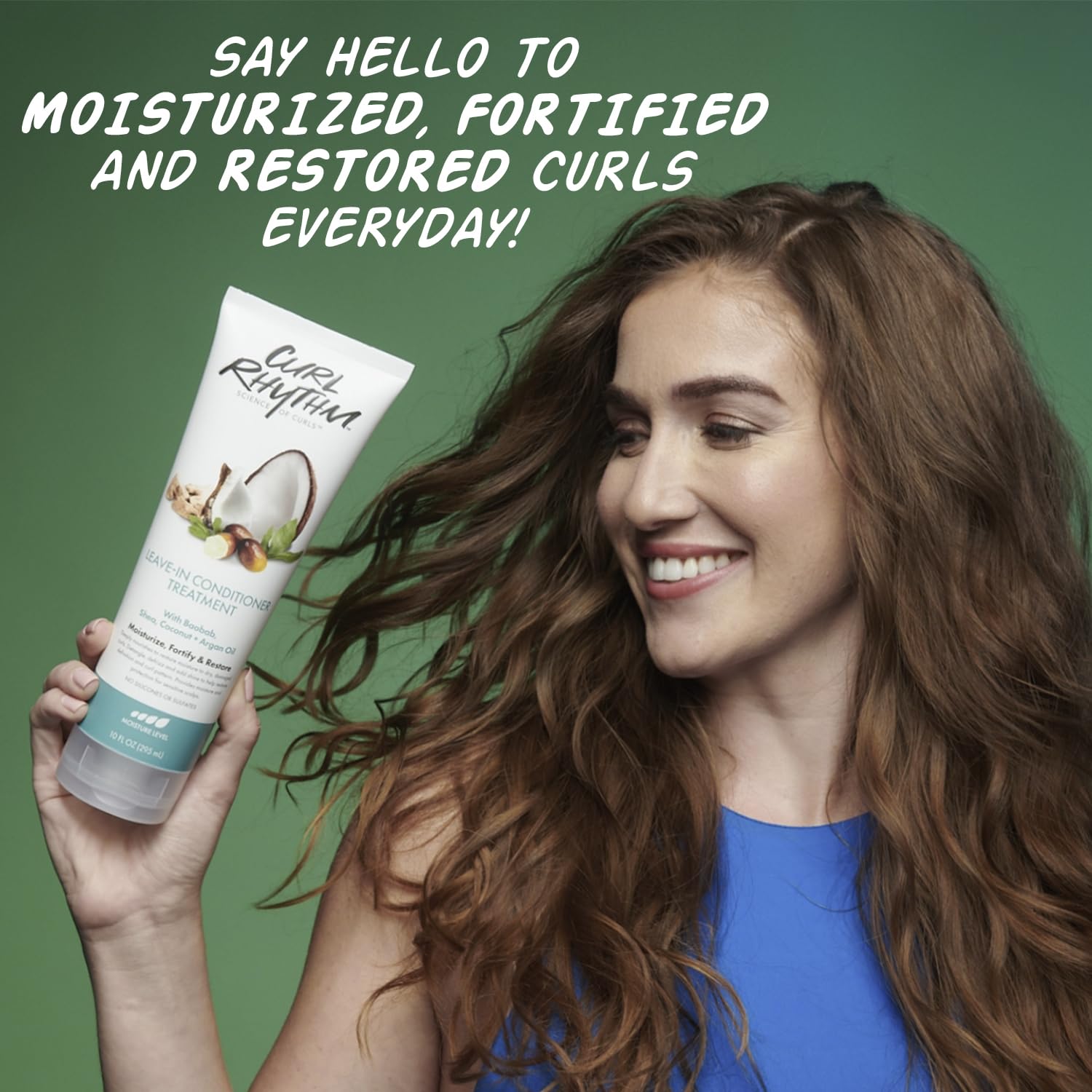 Curl Rhythm: textura cremosa que hidrata profundamente rizos secos