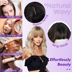 CURLCRAZY natural-looking synthetic fiber with double machine weft for durability.