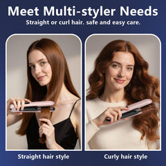 Curlix carrying pouch included for organized travel-ready styling.