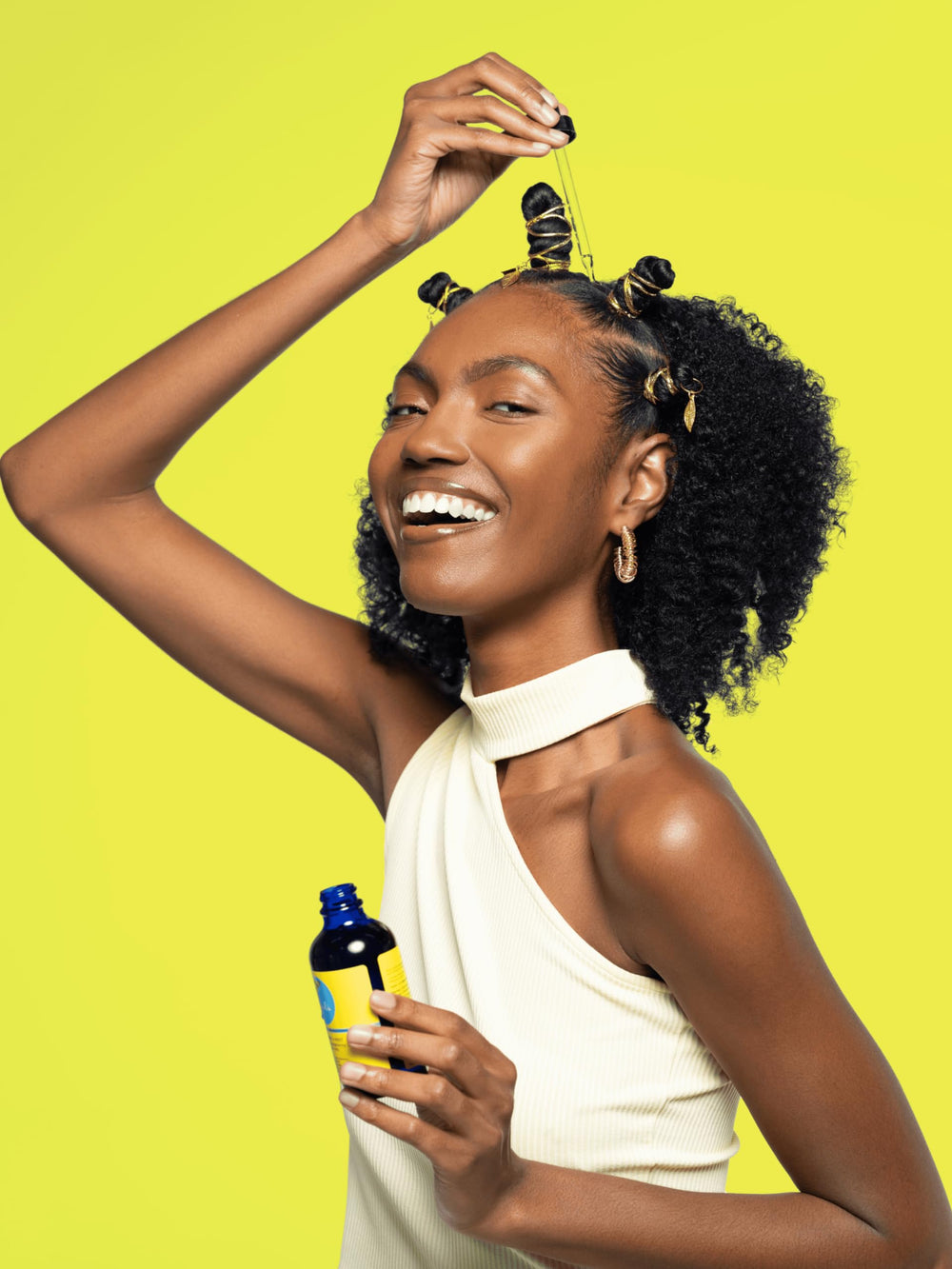 Curls Arándano Menta, aceite libre de sulfatos para uso diario