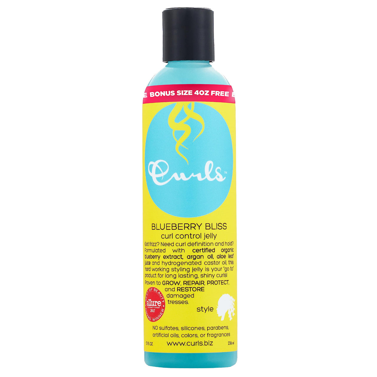 Curls Blueberry Bliss Control Jelly definicion-cabello para rizos definidos y suaves