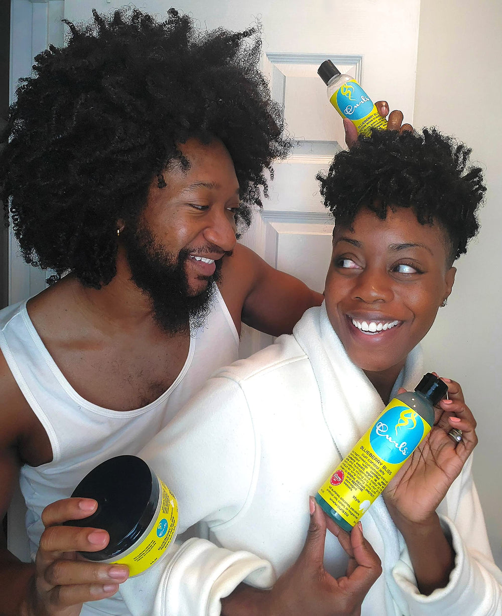 Curls Blueberry Bliss Control Jelly textura-sedosa facilita definir rizos sin apelmazar