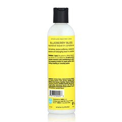 Curls Blueberry Bliss leave-in pump application ready for styling prep.